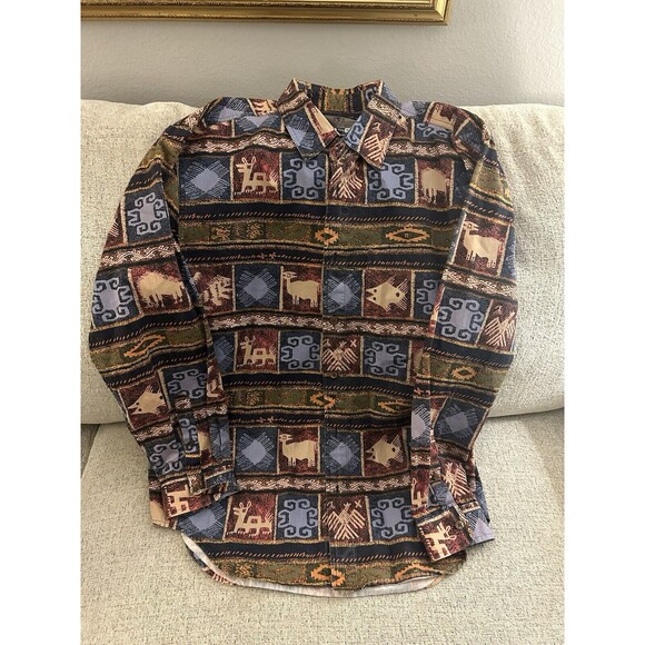 The Territory Ahead Shirt Mens 2XL Aztec - Picture 1 of 3